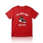 James Jimmy Neary I Will Skate Again Team Steve Shirt