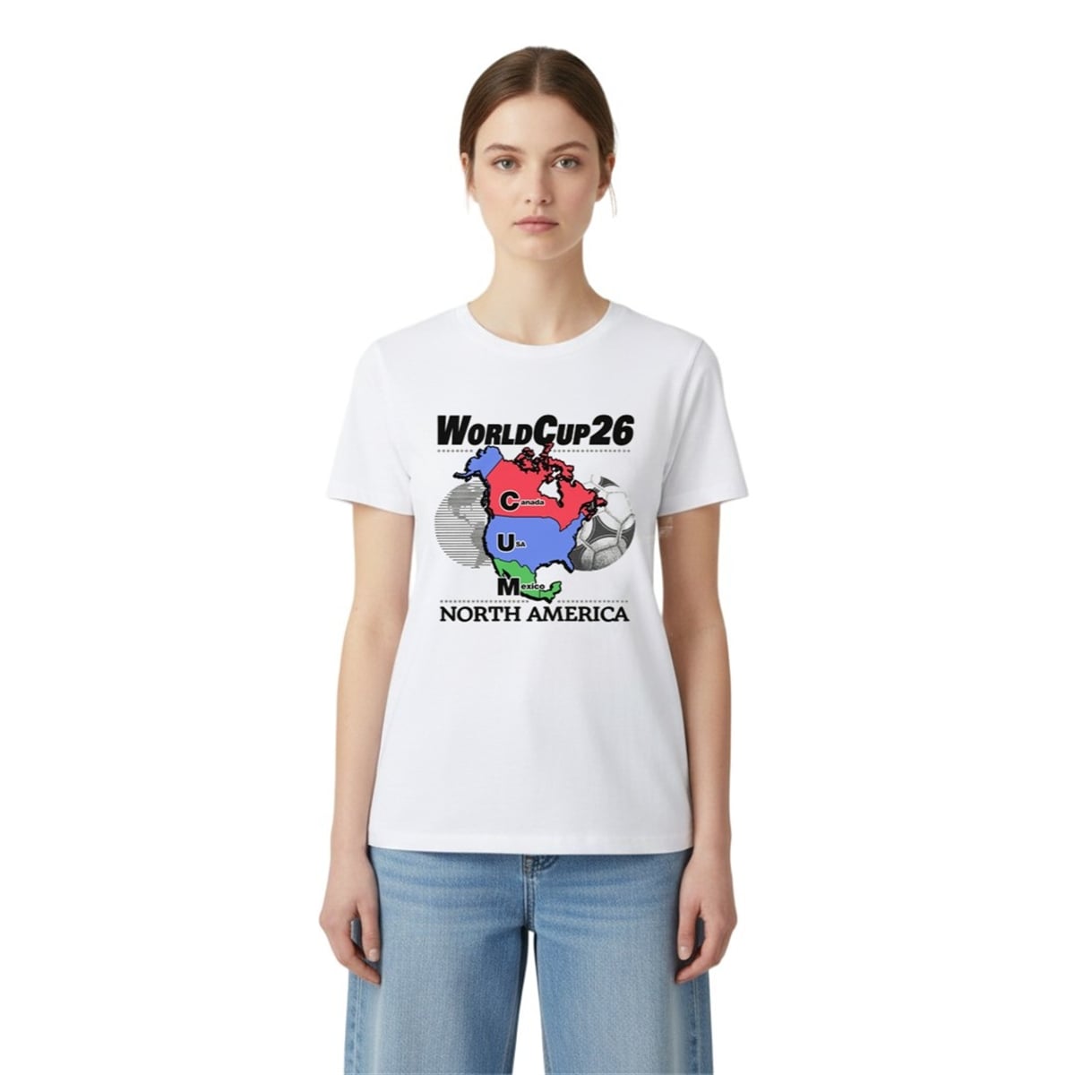 1 World Cup 26 Cum Map North America Shirt 2 1 World Cup 26 Cum Map North America Shirt 2