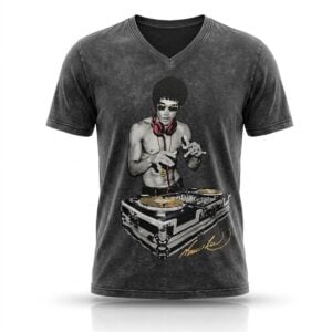 Robert Downey Jr Bruce Lee DJing Shirt 1