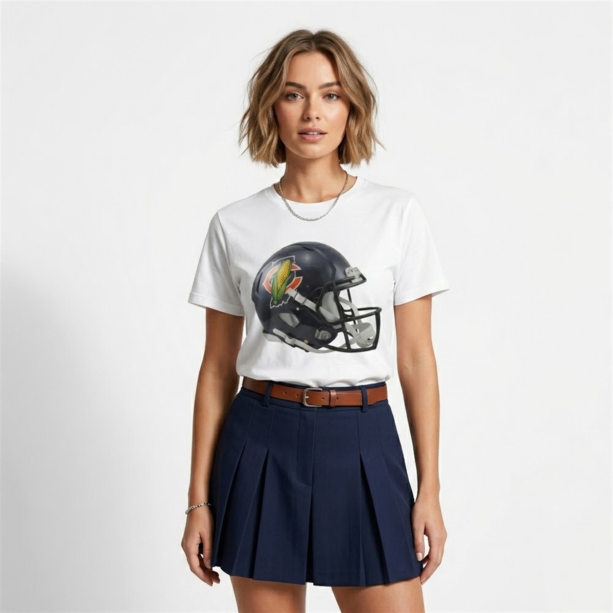 2026 Chicago Bears Helmets Corn Shirt 3 2026 Chicago Bears Helmets Corn Shirt 4