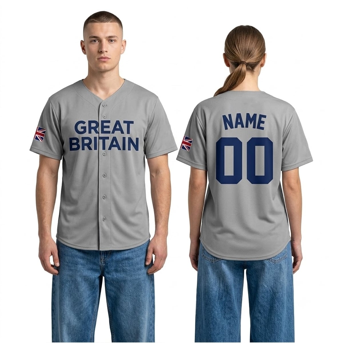 2026 Great Britain And UK Baseball Jersey 2 2026 Great Britain And UK Baseball Jersey 2