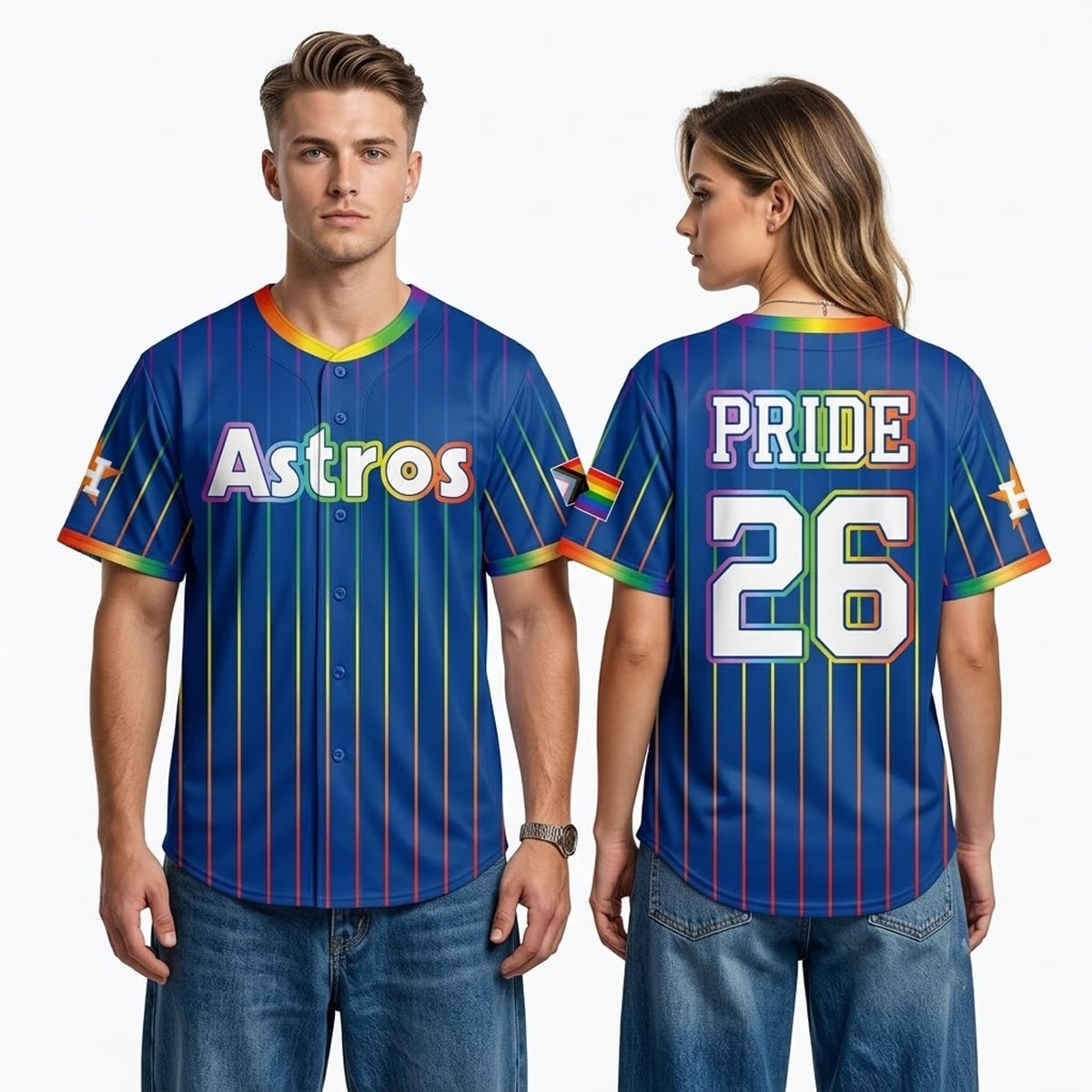 2026 Houston Astros Pride Night Jersey 2 2026 Houston Astros Pride Night Jersey 2