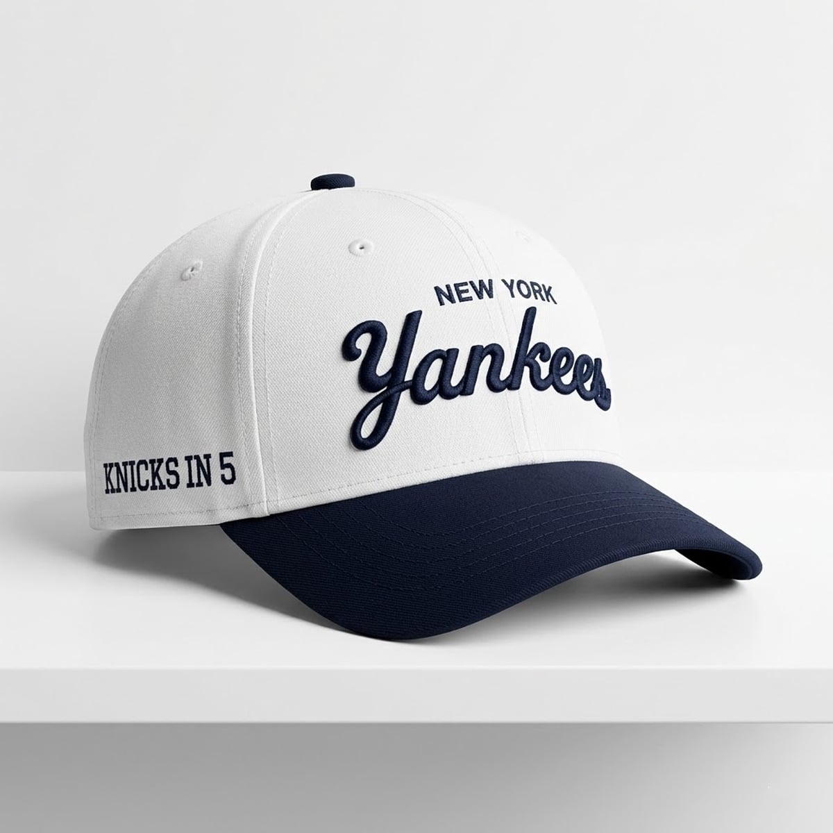 2026 Jalen Brunson NY Yankees Knicks In 5 Hat 1