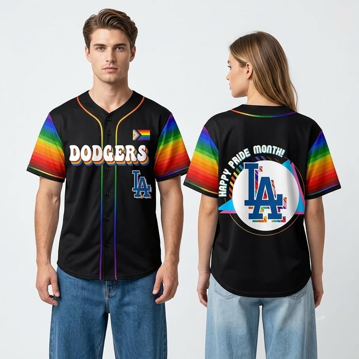 2026 LA Dodgers Celebrate Pride Month Jersey 2 2026 LA Dodgers Celebrate Pride Month Jersey 2