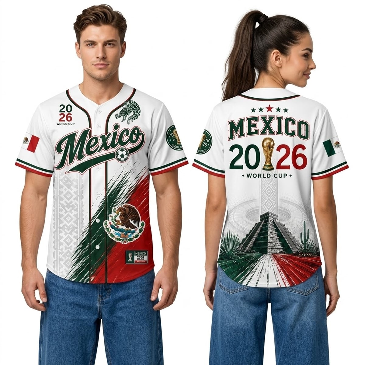 2026 Mexico World Cup Baseball Jersey 2 2026 Mexico World Cup Baseball Jersey 2