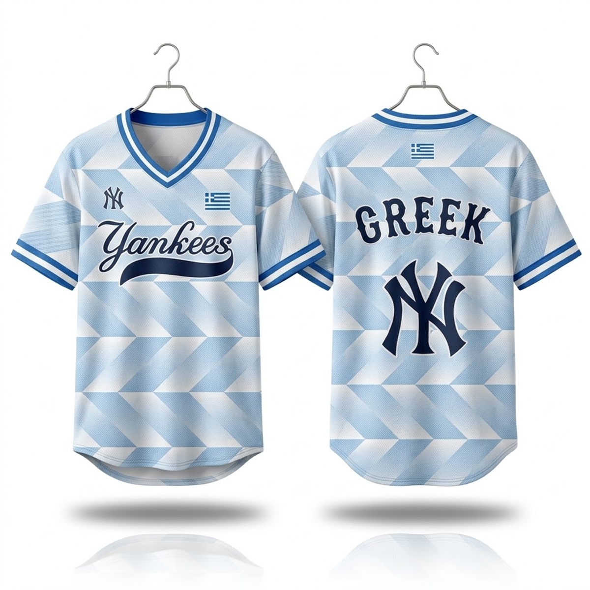 2026 NY Yankees Greek American Celebration Jersey 1 2026 NY Yankees Greek American Celebration Jersey 1