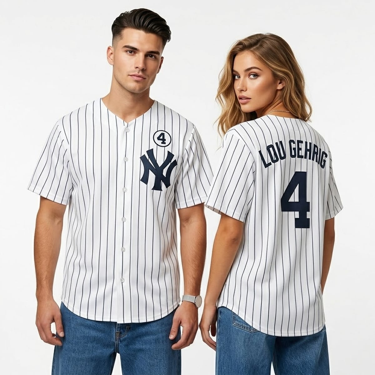 NY Yankees Number 4 ALS Lou Gehrig Day 2026 Jersey NY Yankees Number 4 ALS Lou Gehrig Day 2026 Jersey