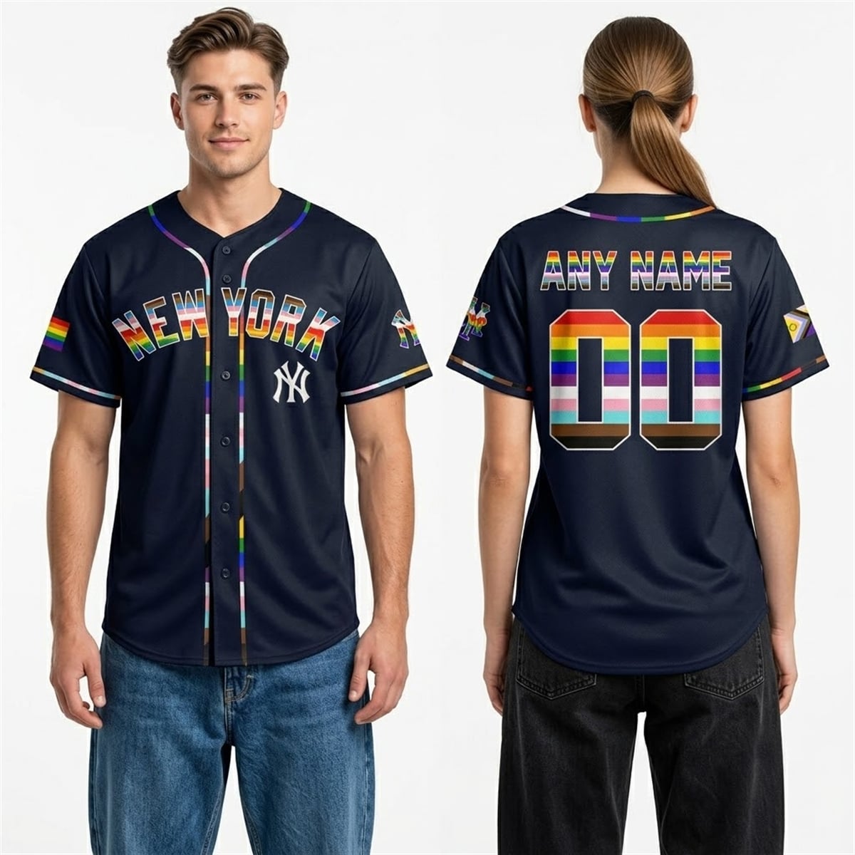 2026 NY Yankees Pride Night Jersey 2 2026 NY Yankees Pride Night Jersey 2