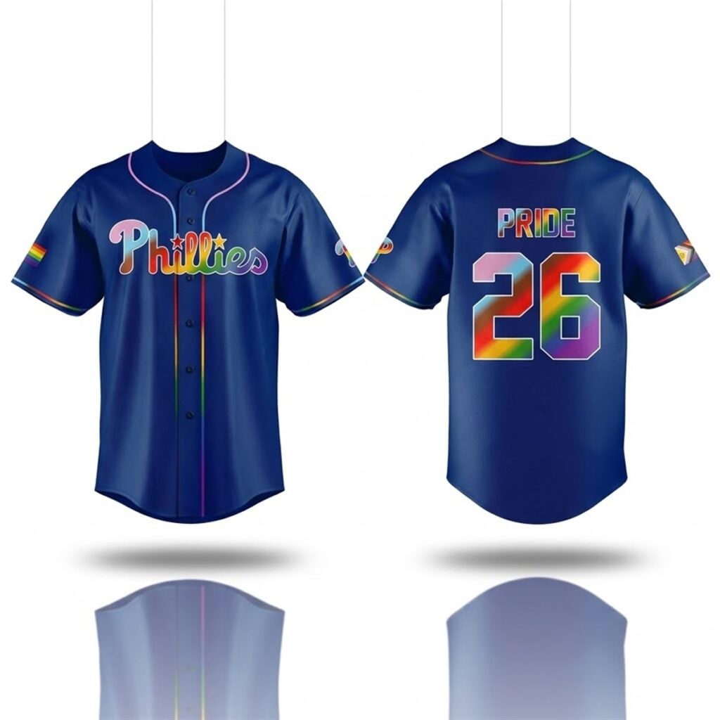 2026 Philadelphia Phillies Pride Night Jersey 1