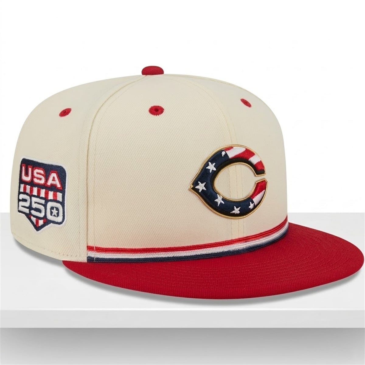 2026 Reds USA 250 4th of July Hat 1 2026 Reds USA 250 4th of July Hat 1