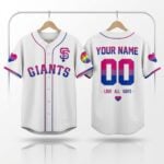 2026 SF Giants Love All Way Pride Month Jersey