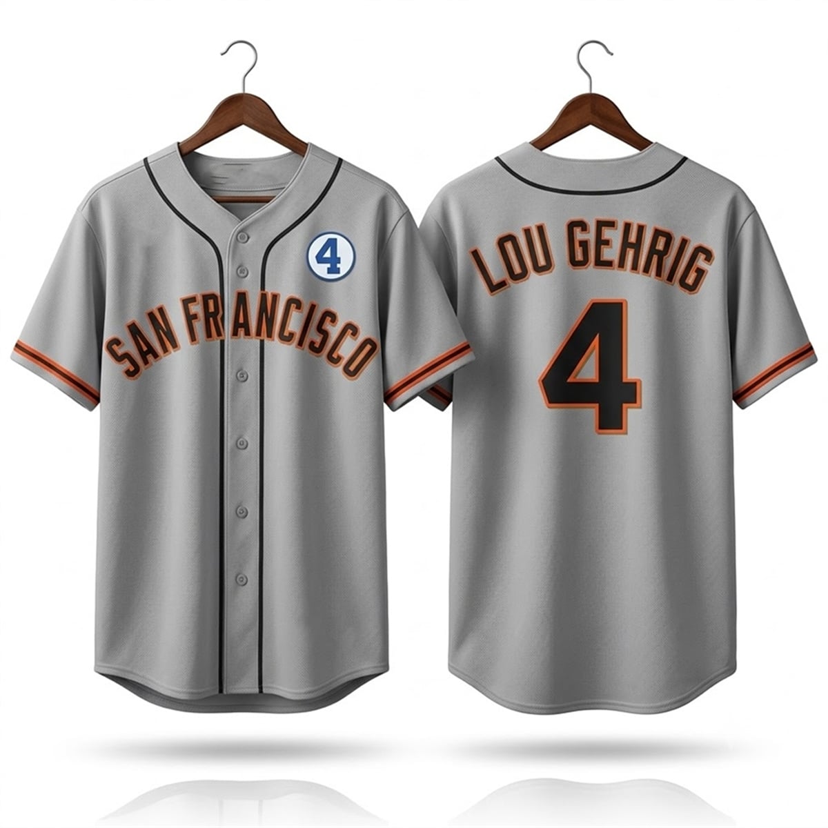 2026 SF Giants Number 4 ALS Lou Gehrig Day Jersey 1 2026 SF Giants Number 4 ALS Lou Gehrig Day Jersey 1