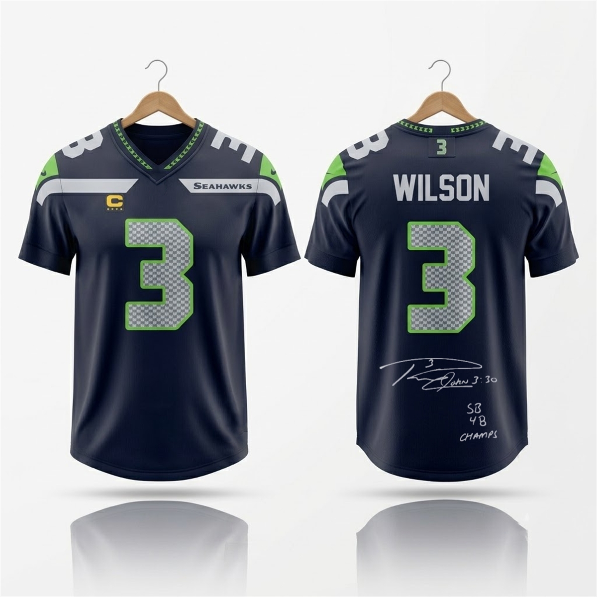 2026 Seahawks Russell Wilson 3 Signature Jersey 1 2026 Seahawks Russell Wilson 3 Signature Jersey 1