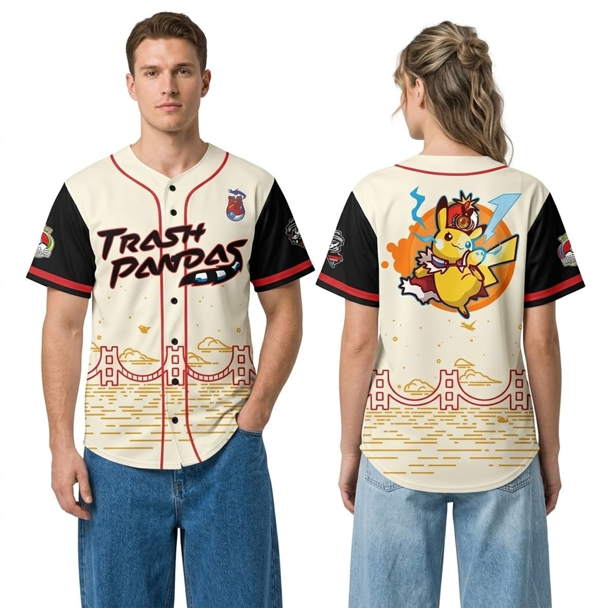 2026 Trash Pandas Pokemon Worlds Night Jersey 2 2026 Trash Pandas Pokemon Worlds Night Jersey 2