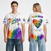 2026 Twins Love Equality Unity Respect Pride Jersey 2