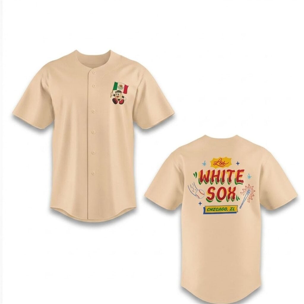 2026 White Sox Mexican Heritage Night Creamy Game Jersey 1