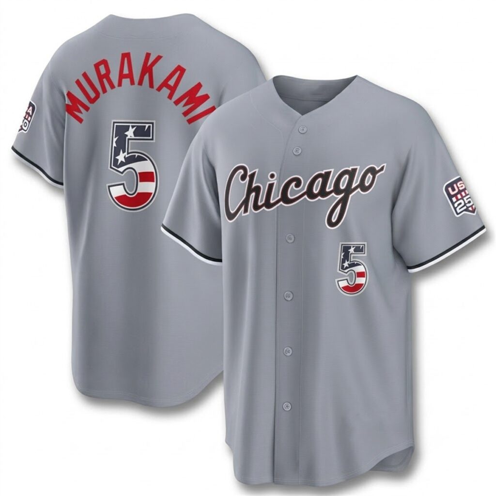 2026 White Sox Munetaka Murakami Stars and Stripes Jersey 1