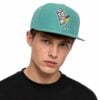 2026 Worcester Red Sox Green Kelly Squares Theme Night Hat 2