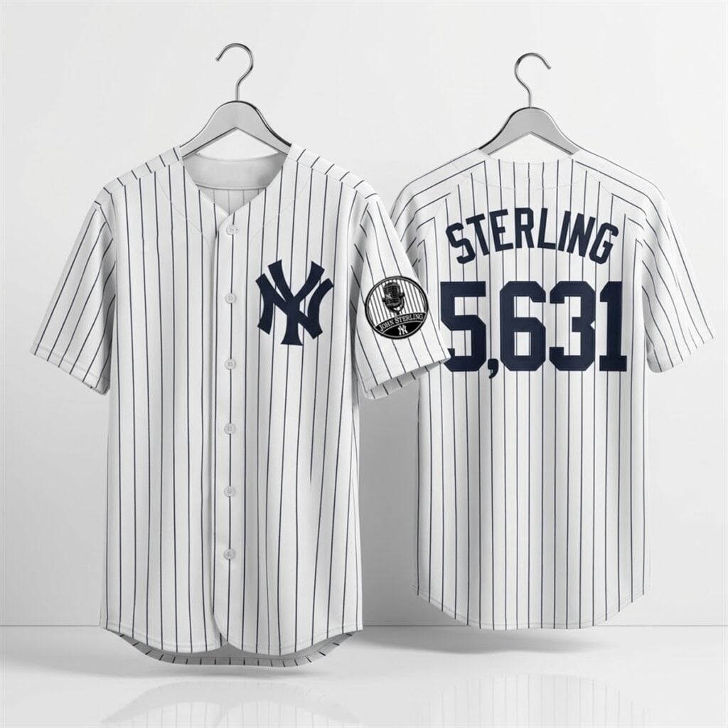 2026 Yankees John Sterling Memorial Jersey 1