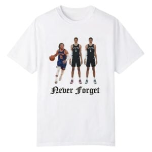 1 2026 Jalen Brunson vs Victor Wembanyama Never Forget Shirt 1