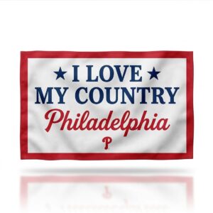 2026 I Love My Country Philadelphia Flag 1