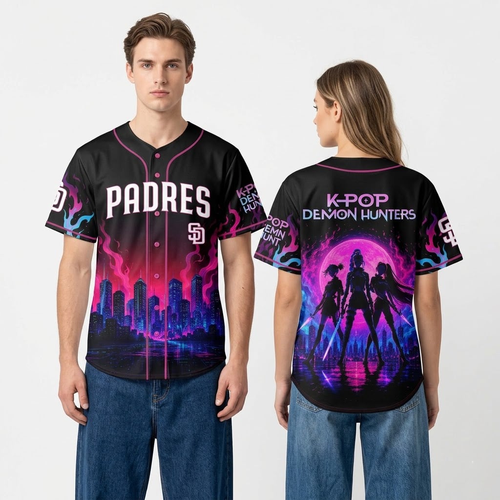 5 2026 SD Padres Kpop Demon Hunters Jersey 5 2026 SD Padres Kpop Demon Hunters Jersey