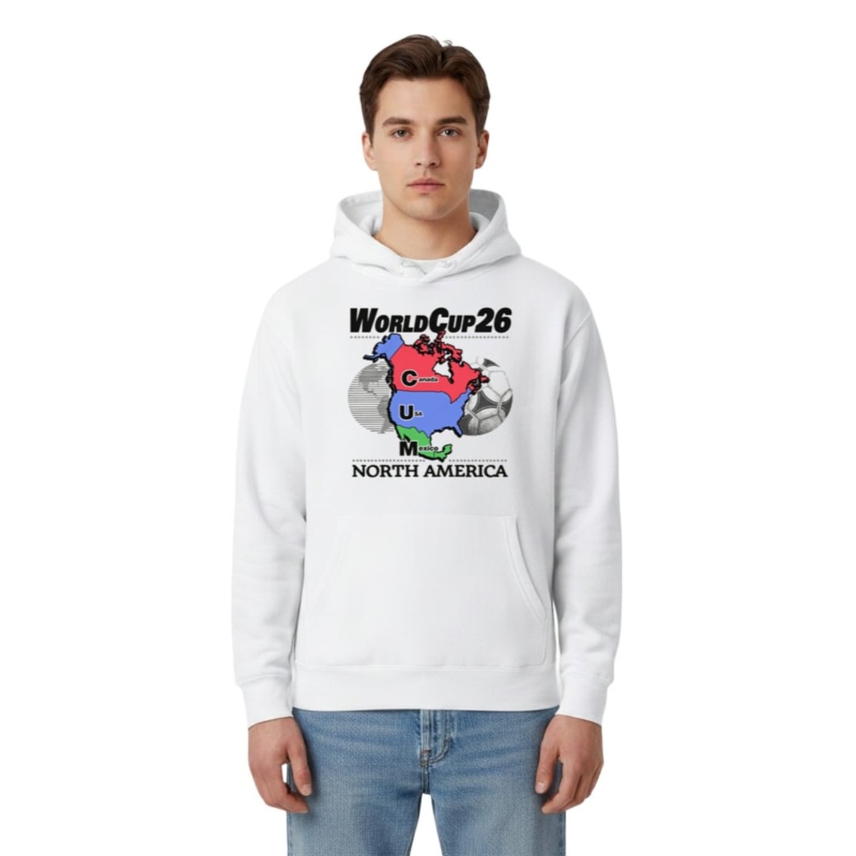 World Cup 26 Cum Map North America Shirt 5 5 World Cup 26 Cum Map North America Hoodie