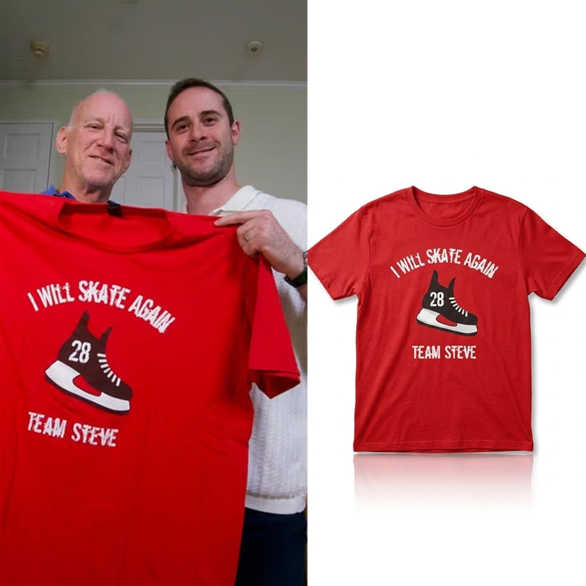 6 James Jimmy Neary I Will Skate Again Team Steve Shirt 6 James Jimmy Neary I Will Skate Again Team Steve Shirt