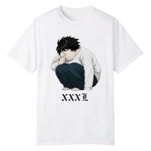 1 L Lawliet XXXL Death Note Anime Manga Ryuzaki Shirt 1