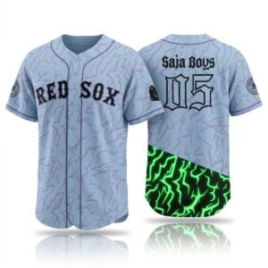 Red Sox KPop Demon Hunters Saja Boys Jersey 2026 Giveaway 1