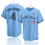 Blue Jays Number 4 ALS Lou Gehrig Day 2026 Jersey
