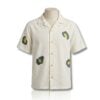 David Tennant Ecru Flower Hawaiian Shirt 1
