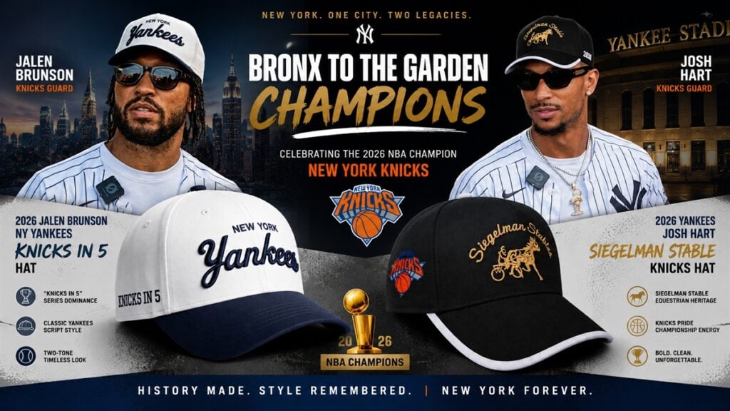 Decoding the 2026 Knicks Yankees Championship Hats Worn by Brunson and Hart