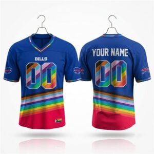 2026 Bills Happy Pride Month Jersey 0