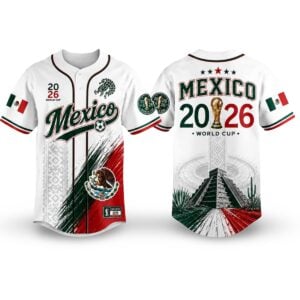 2026 Mexico World Cup Baseball Jersey 1