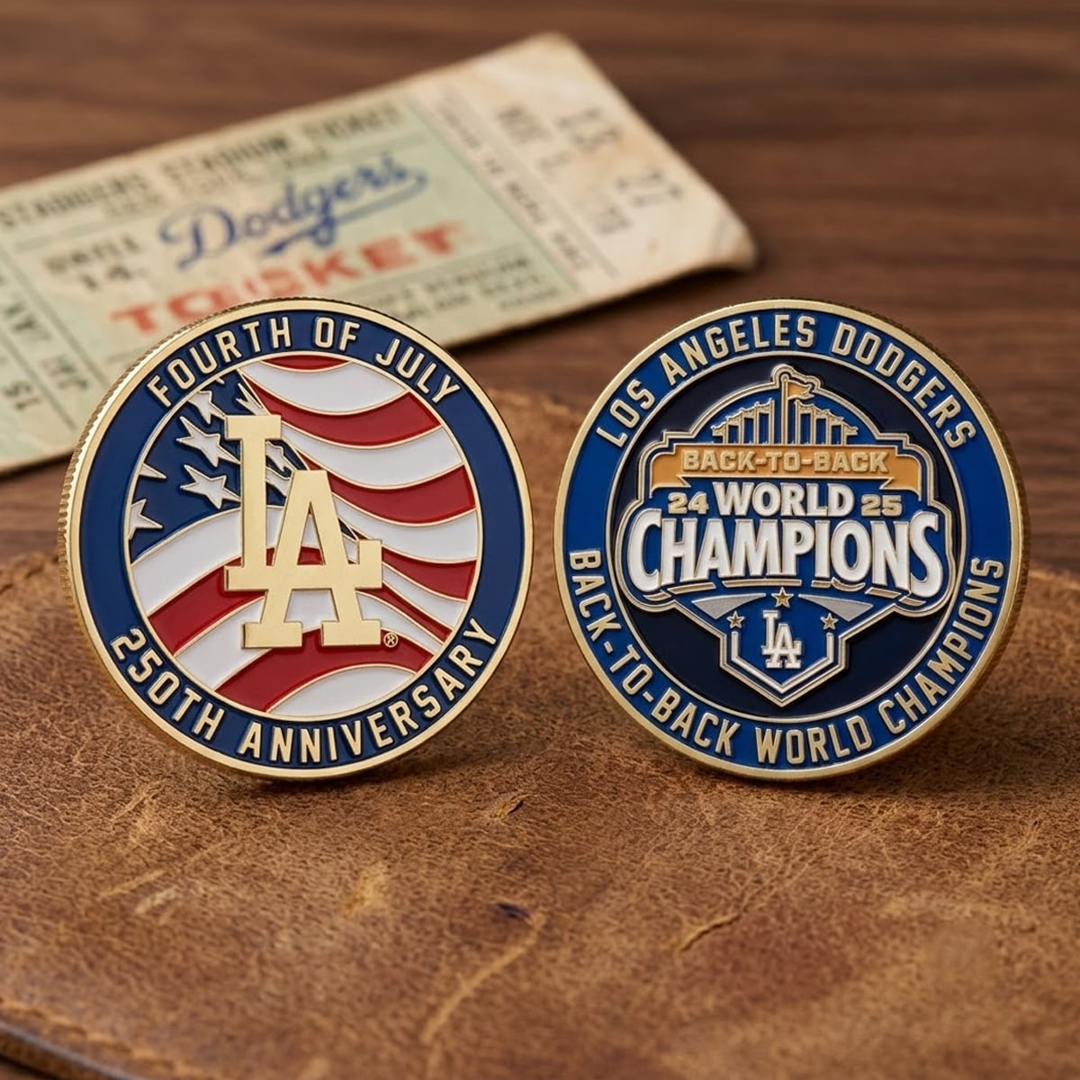 LA Dodgers A250 Commemorative Coin 2026 Giveaway 2 LA Dodgers A250 Commemorative Coin 2026 Giveaway 2