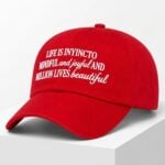 Life Is Inyincto Mindful And Joyful And Million Lives Beautiful Hat