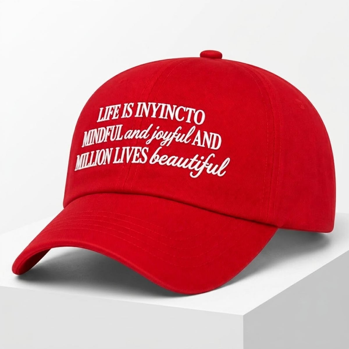 Life Is Inyincto Mindful And Joyful And Million Lives Beautiful Hat 1 Life Is Inyincto Mindful And Joyful And Million Lives Beautiful Hat 1