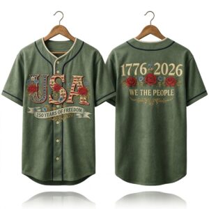USA 250 Years Of Freedom We The People 1776 2026 Jersey 1