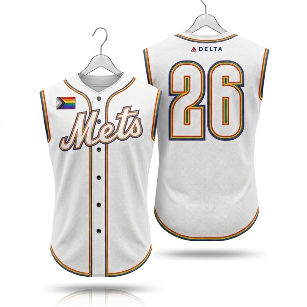 NY Mets Pride Night Jersey 2026 Giveaway 1