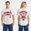 Oklahoma Baseball 2026 National Champions Men's College World Series Jersey