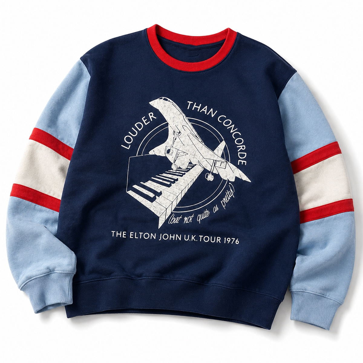Olivia Rodrigo Louder Than Concorde Pitchfork Elton John Uk Tour 1976 Sweatshirt 1 Olivia Rodrigo Louder Than Concorde Pitchfork Elton John Uk Tour 1976 Sweatshirt 1