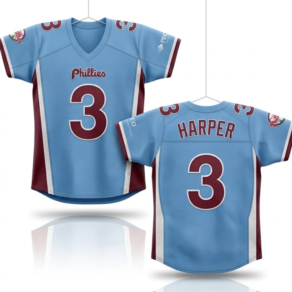 Phillies Bryce Harper Football Jersey 2026 Giveaway 1