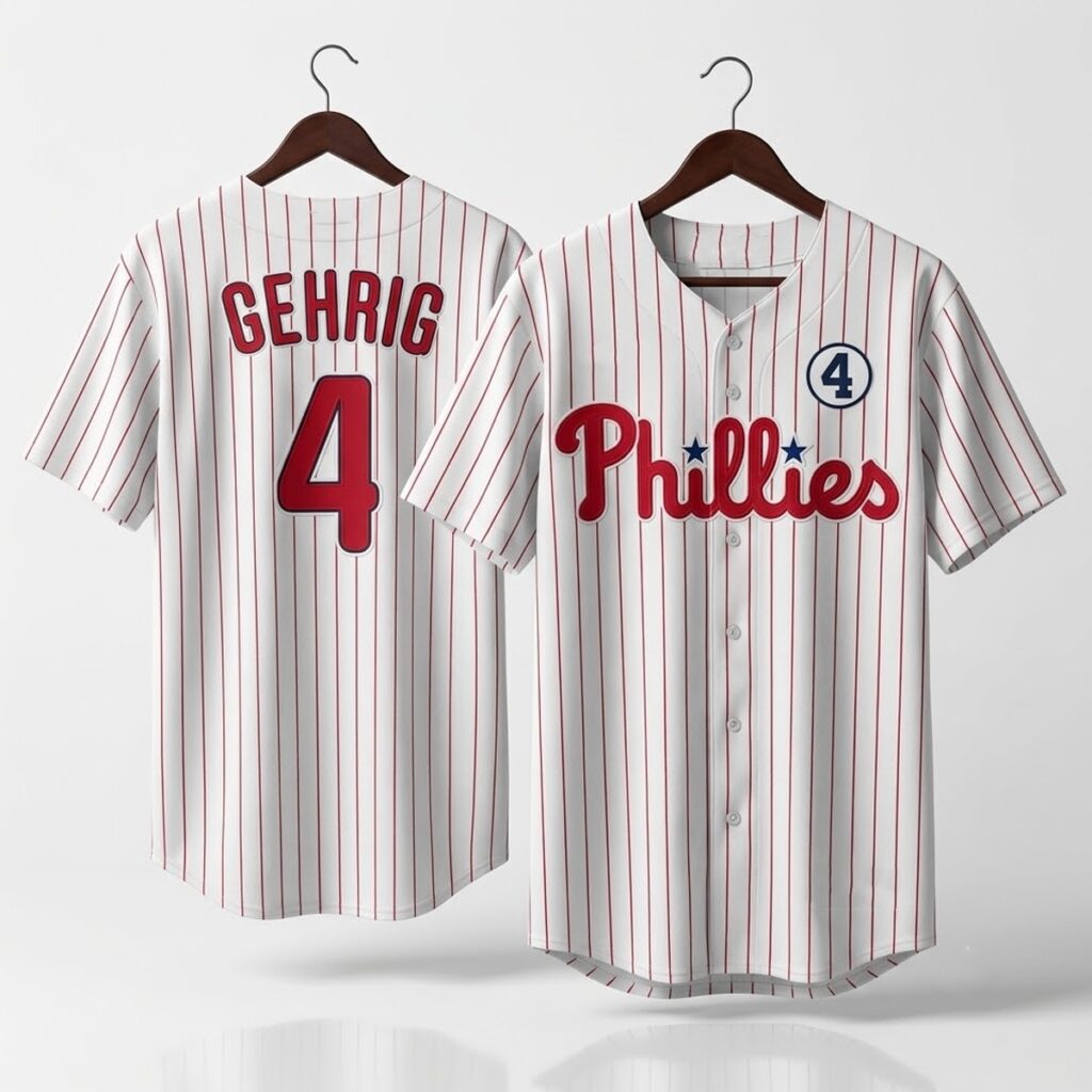 Phillies Number 4 ALS Lou Gehrig Day 2026 Jersey 1