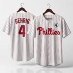 Phillies Number 4 ALS Lou Gehrig Day 2026 Jersey