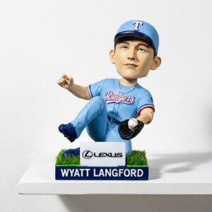 Rangers Wyatt Langford Sliding Catch Bobblehead 2026 Giveaway 1