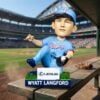 Rangers Wyatt Langford Sliding Catch Bobblehead 2026 Giveaway 3 Rangers Wyatt Langford Sliding Catch Bobblehead 2026 Giveaway 2
