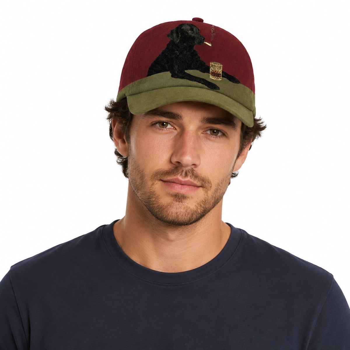 Smoking Cool Black Dog With Cigarette And Whiskey Hat 2 Smoking Cool Black Dog With Cigarette And Whiskey Hat 2