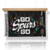 Spurs 2026 Finals Western Conference Champions Go Spurs Go Flag 1
