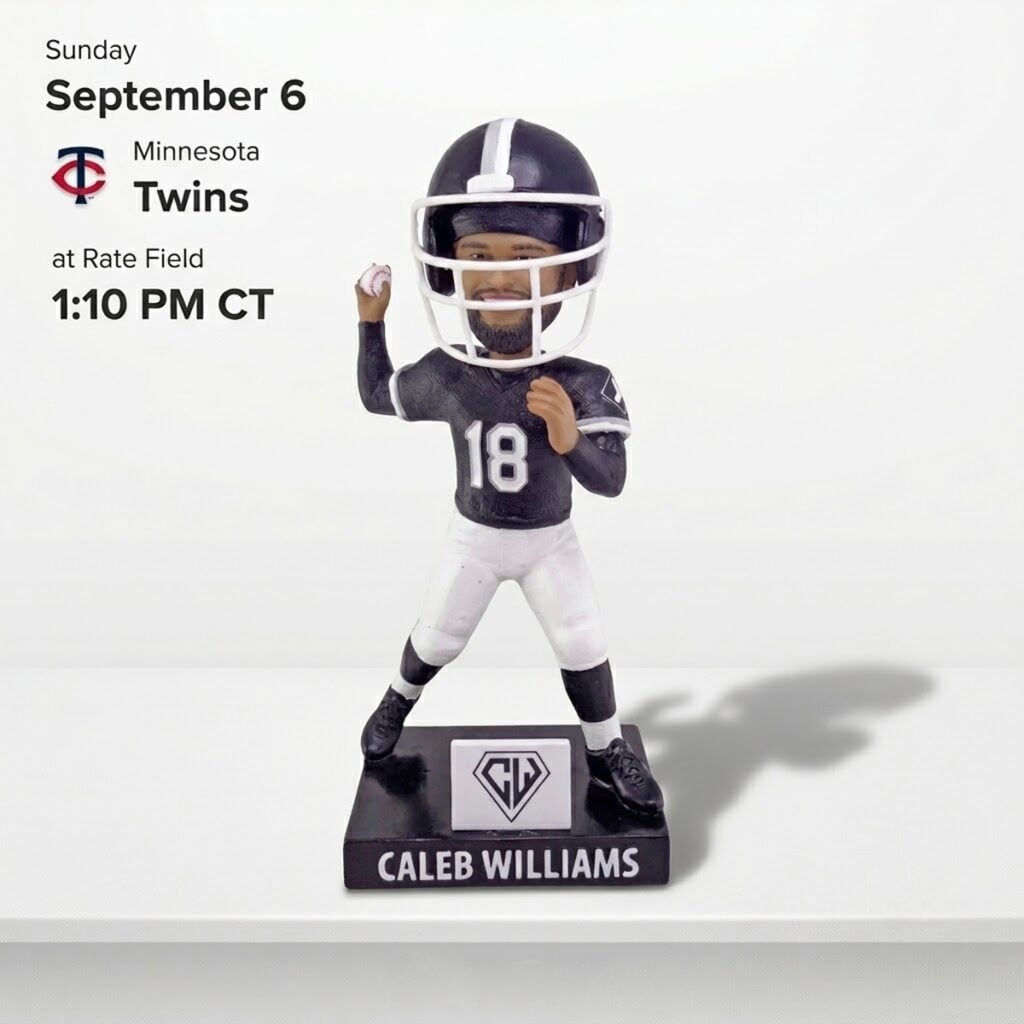 White Sox Caleb Williams Bobblehead 2026 Giveaway 1